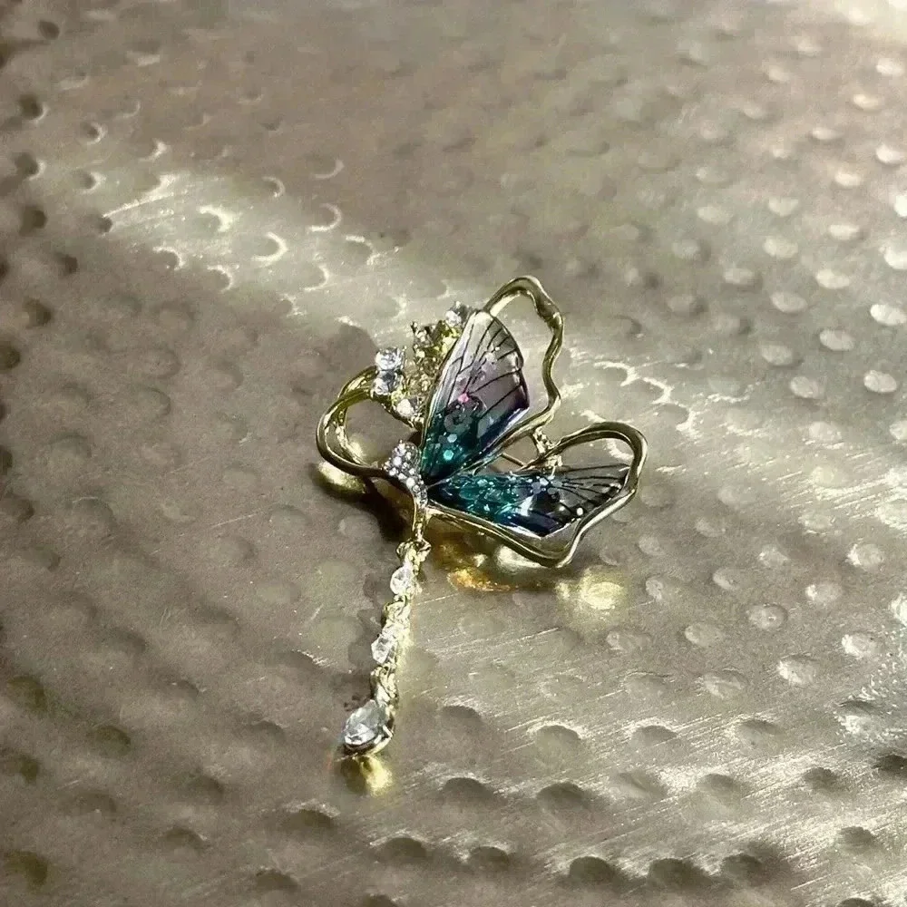 Luxury Gradient Butterfly Brooch
